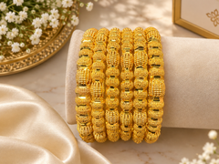 Elegant Gold Designer Bangles – Premium Traditional Collection